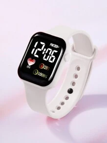 3 件套儿童时尚硅胶电子手表，儿童礼物 - 彩色 - 查看 3