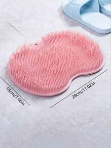 1 件浴室垫，带背部擦洗功能，多功能防滑脚垫，适用于淋浴、沐浴、足部按摩