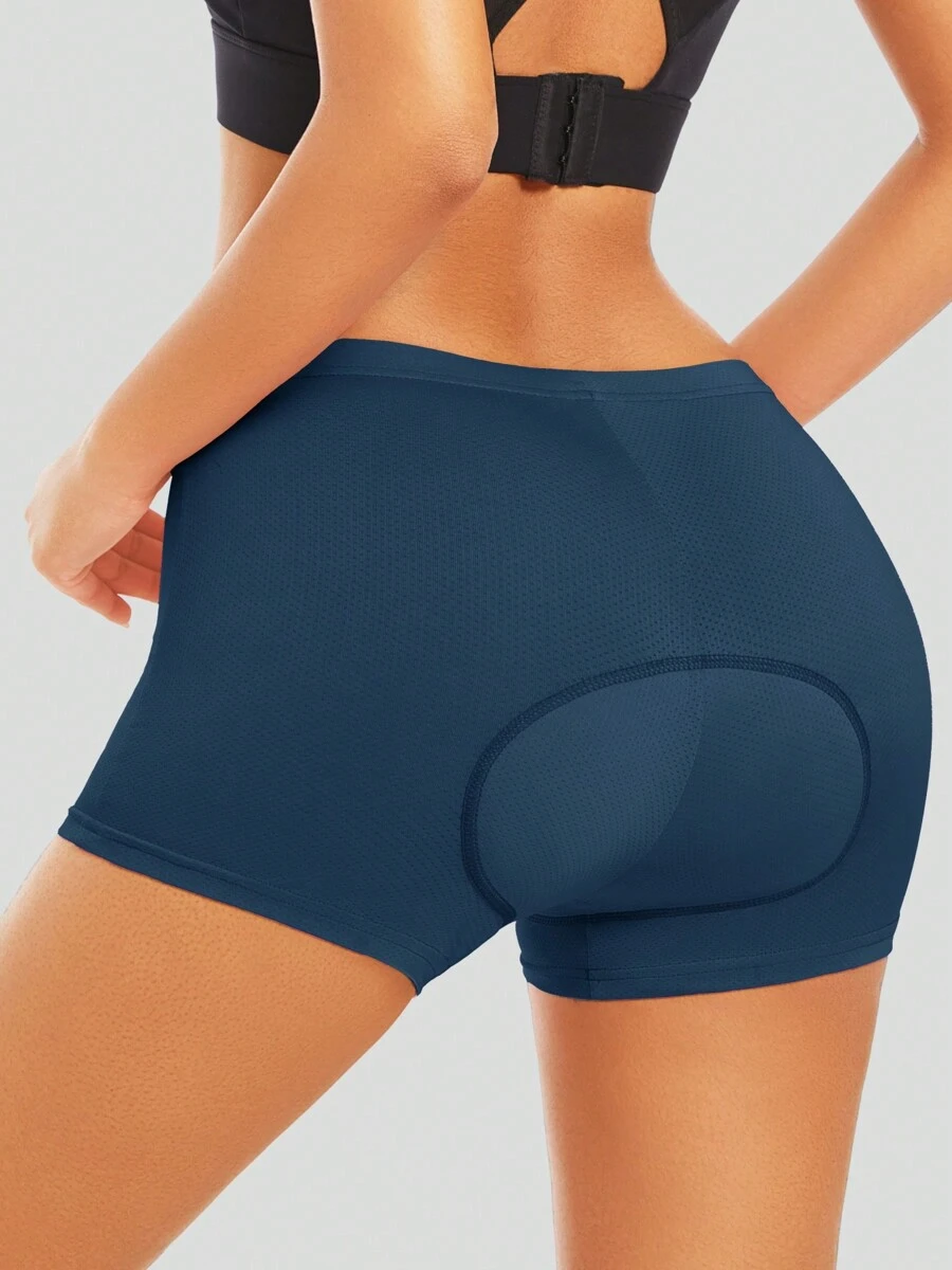 Qualicos 女士骑行内裤 4D 加垫凝胶自行车短裤 山地内裤 骑行三角裤