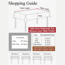 1pc Blue Monet Style Artistic Floral Tablecloth, Suitable For Home Decor - Multicolor - View 2