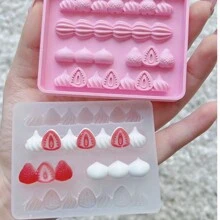 Moldes de resina para manualidades, moldes de líquido de resina, accesorios de moldes de silicona para líquido de resina, moldes de silicona para llaveros de resina, moldes de resina - Silicona - Ver 1