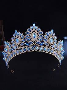 1 件全新奢华海军蓝皇冠，适合情人节、生日、选美活动 - 半冠 - 查看 1