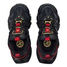Adidas XLG RUNNER DELUXE 男女款轻便低帮跑步鞋，舒适运动休闲运动鞋 - 黑色 - 查看 4