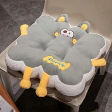 Cojín para silla de oficina, almohadilla suave para sentarse, almohadilla para silla de dormitorio estudiantil, cojín para asiento - Gris - Ver 1