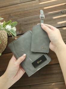 Takeoak 2 PEÇAS Pacote de Presente Porta-passaporte Personalizado com Etiqueta de Bagagem Conjunto Personalizado Caixa de Presente de Viagem Monograma Dourado Camurça Conjunto de Capa de Passaporte de Couro Fosco Personalizado Etiquetas de Bagagem Acessórios de Viagem Personalizada Presente de Viagem Elegante Caixa de Presente Personalizada Presente de Natal e Férias para Família, Amigos, Material Escolar, Volta às Aulas, para Escritório, para Escola, para Sala de Aula, para Presentes de Professor, para Universidade, para Colega, para Quartos Universitários, para Professor, para Meninos e Meninas, para Adolescentes, Estudantes do Ensino Médio, Estudantes do Ensino Fundamental, Estudantes do Ensino Médio, Estudantes Universitários, Calouro, Segundo Ano, Estudantes de Baixo Nível