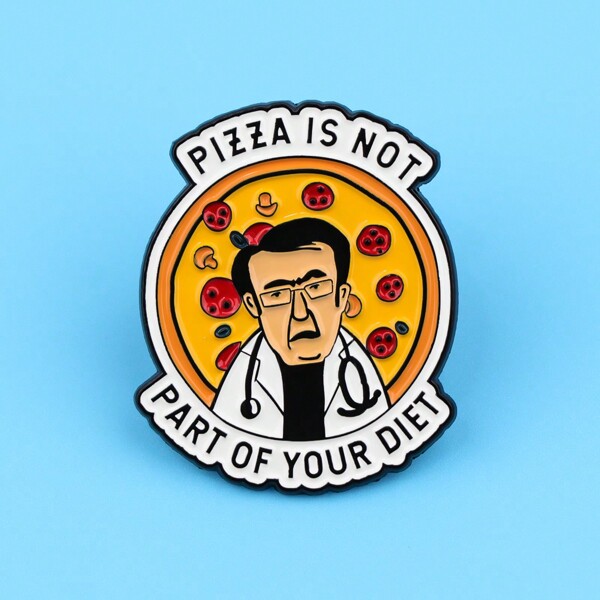 1pc Cartoon Street Doctor Enamel Brooch Pin - Badge For Backpacks And Clothes Pin For Clothes Bag Charm School Kpop Teacher Supplies Bag Charms Cute Office Accessories Shirts Jacket Jewelry Christmas Halloween Autumn-Winter Accessories,Suitable For Teens, Youth,Men,Casual, Outdoor, Athletic, Vacation, Graduation Gifts, Birthday, Daily Wear Funny Teacher Gifts Men Gifts Bag Pins