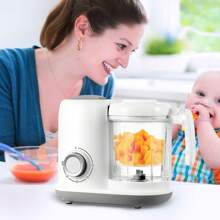 AMZBABYCHEF Baby Food Maker, 4 In 1 Food Processor And Steamer, Baby Puree Blender, Multifunctional Baby Puree Maker, Dishwasher Safe - US B Type Plug(110-127V) - View 5