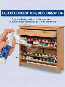 1/2/3 pièce Désodorisant d''air frais de 60 ml pour chaussures et chaussettes, nettoyage naturel non irritant des odeurs, convient pour les pieds, les chaussettes, les chaussures de sport, les talons hauts, les chaussures , les armoires à chaussures, les armoires, la maison, convient pour la danse, le bureau, les cadeaux de fête des pères, les cadeaux de fête des mères, les cadeaux pour amis, petits amis et petites amies, les cadeaux familiaux, les cadeaux pour enseignants, les cadeaux de collègues