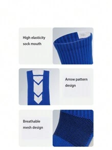 Mine Craft 1 Pair Of Youth Team Sports Socks, Children's Football Socks, Anti Slip Sports Socks, Suitable For Teenagers For Training And Outdoor Activities, Wear-Resistant, Suitable For Boys And Girls Aged 8-14 Nick 90s