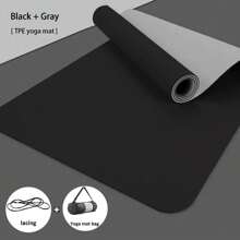 TPE Yoga Mat Women's Sliding Non-Slip Structure Surface Yoga Mat Thickness 6mm Exercise Mat Yoga Pilates Gymnastics (180X57cm)