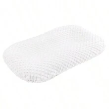 1pc Soft Velvet Replacement Cover For Baby Bionic Bed Pad, Washable Infant Care Mat