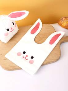 20PCS Easter Theme Cute Cartoon Jewelry Candy Biscuits Storage Gift Bags Baking Stickers Gift Packaging Bags - Multicolor - View 3