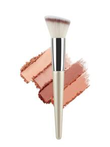 1 Large Loose Powder Brush Foundation Brush Soft Makeup Brush Beginner Makeup Tool Soft-Bristle Contouring Brush - Silver - View 9