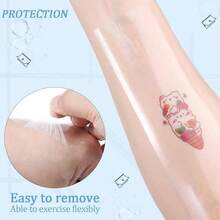 Cinta adhesiva transparente y elástica a prueba de agua, sin necesidad de cortar (5cm*2m) - Blanco - Ver 5