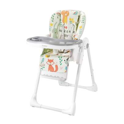 UBRAVOO Seggiolone per bambini da 0 mesi, Fantasy Realm, Seggiolone da pranzo con doppio ripiano pieghevole regolabile, Seggiolone per neonati e bambini piccoli facile da pulire, ACE1023-GS