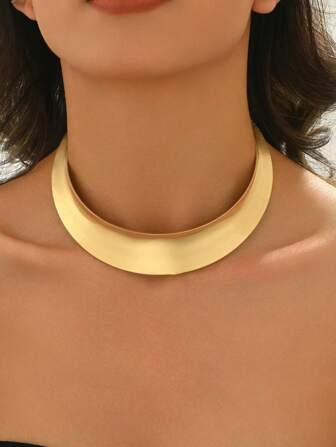 1pc Minimalist, Fashionable, Unique & Elegant Choker Necklace For Women, Suitable For Everyday Wear