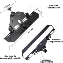 Cortadora de azulejo en ángulo de 45 grados, Máquina Biseladora de Azulejos, Herramientas para achaflanar baldosas para cortar piedra cerámica 1 - Multicolor - Ver 4