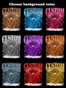 Personalizowana koszulka ze zdjęciem, personalizowana damska koszulka w stylu bootleg hip-hop, prezent na Święto Dziękczynienia, Boże Narodzenie, personalizowana koszulka damska - dodaj własny tekst i obrazy (zdjęcie rodzinne/selfie/zdjęcie zwierzaka/zdjęcie znajomego), aby zaprojektować własną spersonalizowaną koszulkę z nadrukiem, wygoda, odzież damska, personalizowane bluzki damskie - Czarne - Zobacz 4
