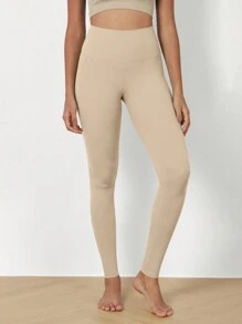 ODODOS ODCLOUD Buttery Soft Lounge Yoga Leggings For Women Full Length 28" High Waist Yoga Pants - 米色 - 查看 1