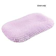 1pc Soft Velvet Replacement Cover For Baby Bionic Bed Pad, Washable Infant Care Mat