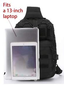 13inch 15L Outdoor Bag Backpack Sport Bag Pack Sling Shoulder Backpack Bag For Every Day Carry Crossbody Vacation School Summer Carry On Men Crossbody Bags) Halloween Christmas Teacher Gift College University Bag Bag For School Man Bag Fanny Pack Bum Bag Waist Bag Fall Travel Essentials Chest Bag Gifts For Men Scream Men Bag Belt Bag Travel Bag Sling Bag For Men Winter Christmas Gifts Holiday Essentials Fanny Pack Back To School The Sporty Life Spring School Supplies - Multicolor - View 5