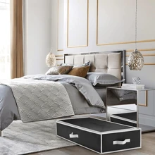 1 pieza Organizador portátil a prueba de desgarros para envolver regalos, bolsa de almacenamiento de papel de regalo navideño con bolsillos interiores, accesorios navideños, para el Día de la Madre, regalos de dama de honor, regalos de graduación, regalos de cumpleaños, regalos de boda