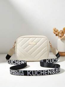 1 件黑色时尚百搭女包，简约纯色相机包，妈妈斜跨包，简约单肩包，大容量收纳零钱包，休闲时尚手机包，可爱手提包，搭配小方包，PU 皮革大容量拉链包，日常生活聚会生日礼物 - 彩色 - 查看 6