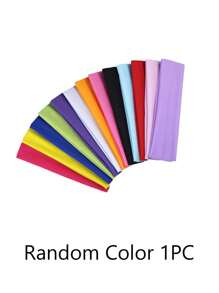 Diadema elástica de unicolor estilo explosión, ideal para yoga y deportes, banda para el cabello que absorbe el sudor, turbante, diadema ancha para hombre y mujer, ideal para fitness, running, yoga. Juego de diademas para decoración del hogar, baño, verano y vuelta al colegio.