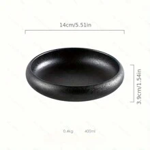 1pc/6pcs Creative Kiln Glaze 6inch Ceramic Plate Korean Kimchi Plate Dish Salad Single Plate Bowl - Multicolor - View 12