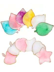 1 Bộ Bảng Pha Màu Sơn Móng Tay Hình Sao, Tròn, Vuông, Lá, Trái Tim, Táo, Sơn Gel UV, Giá Trưng Bày Móng Giả, Phụ Kiện Làm Móng, Dụng Cụ Làm Móng, Đồ Dùng Học Tập - Nhiều màu - Xem 12