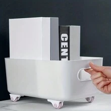 4 PCS Wheeled Storage Boxes, Adhesive Caster Wheels For Bottom Of Containers, Unidirectional Home Use Small Rollers For Storage Boxes - Multicolor - View 7