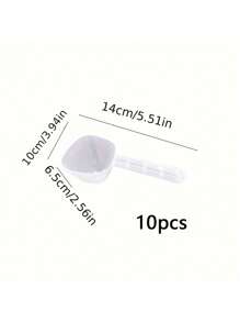 10 件/套手持饭勺、面粉勺、多用途餐勺、米量杯、大容量谷物勺