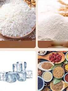 10 件/套手持饭勺、面粉勺、多用途餐勺、米量杯、大容量谷物勺