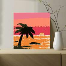 20x20cm/7.8 Inches X 7.8 Inches - 1 Piece Colorful Oil Painting DIY Adult Digital Oil Painting, Natural Scenery, Suitable For Hanging On The Desktop As A Gift To Relieve Stress, Suitable For Bedroom, Living Room Decoration - Xiyin Combination Title Gifts Birthday Graduation