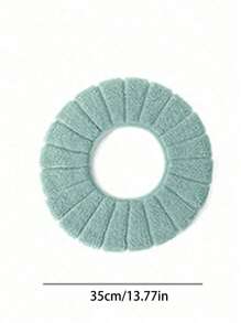 1pc Creative Pumpkin Pattern Universal Toilet Seat Cover With Handle, Removable & Washable Bathroom Decor Fall Decor