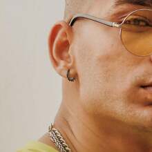 1 件 16G 316L 医用不锈钢铁丝网鼻环鼻中隔铰链夹软骨环耳环穿孔珠宝时尚百搭男女皆宜 - 多色 - 查看 8