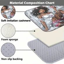 1 件/4 件美丽非洲印花浴帘套装，装饰浴室套装包括带挂钩的防水浴帘、防滑垫、马桶盖垫和 U 型垫，现代家居装饰礼品