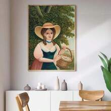 1 件墙壁艺术海报现代植物动物超现实主义艺术家艺术品海报森林热带自然动物帆布画抽象墙壁艺术客厅家居装饰 Cuadero，帆布艺术，高品质，无框 - 彩色 - 查看 9