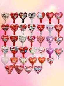 10/20 件 10 英寸心形西班牙爱情气球，适用于情人节求婚派对装饰、婚礼订婚场景套装