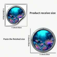 1PC Creative Removable Glow-In-The-Dark Dolphin Wall Sticker 3D Underwater Fish Wall Mural Peel And Stick Home Art Decoration Room Bedroom Bathroom Refrigerator Surface Decor Gifts Birthday Graduation Room Decor Home Decor Wall Decor Bathroom Decor Bedroom Decor Room Decoration Stuff Living Room Decor House Decor Home Decor Living Room Wall Paper Stickers Personalised Stickers - Green - View 12