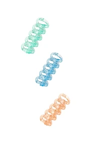 3/6/9/12/15/20/24PCS Colorful Spiral Binder Rings,4/5-Ring Binder Notebook, Plastic Binding Clips,A4/A5/B5 Size, Durable PVC Material -Removable Curl Clips, Suitable For DIY,Loose-Leaf Paper, Office Supplies,Notebooks And Scrapbooks,Back To School,School Supplies