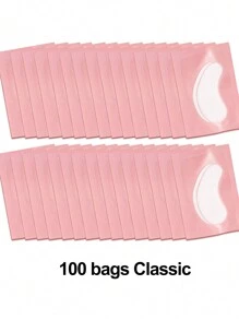 Waloshow 50-100-150-200pairs Eye Patches Eyelash Extension Under Eyelashes Fake Lashes Stickers Lash Extension Supplies Patches For Building Eyelid - Pink - View 18