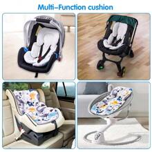 婴儿汽车安全座椅内衬，二合一可翻转婴儿汽车安全座椅坐垫，新生儿汽车安全座椅头部和身体支撑，秋千用柔软婴儿车坐垫内衬，婴儿注册搜索 - 彩色 - 查看 5