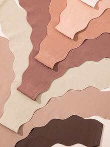 Set de 8 piezas de bragas sexys de unicolor con forma de V sin costuras, ligeras, transpirables, suaves y cómodas, con un diseño único de ropa interior sin costuras para mujeres