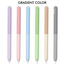 Gradient Color IPencil Case Compatible With Apple Pencil Pro And 2nd Generation Case Silicone Protective Cover Sleevein Skin Accessories
