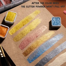 Opaque Pearlescent Watercolor Paint, Ming Dynasty & Dunhuang Color Palettes: 12 Cool/12 Warm Colors, 24 Colors (12 Cool + 12 Warm) 12 Cool/12 Warm Colors, 24 Colors (12 Cool + 12 Warm) 48 Colors (24 Ming Dynasty + 24 Dunhuang) Full Set Of 60 Colors, Sparkling Pearlescent Finish, Advanced Formulation, No Flaking Glitter, For Painting, Watercolor/Chinese Ink Painting, Calligraphy, Nail Art, Gilding Etc., Back To School, School Supplies