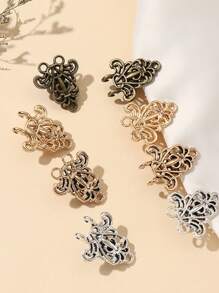 1 Stück Vintage Damen elegante Satin Schal Clip, modisches leichtes Luxus Bekleidungszubehör Schals Brosche
