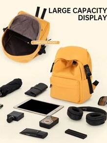 2025 新款韩国校园背包，简约男女通用大容量单肩包，校园风格男女背包旅行包手提箱旅行包过夜包健身包行李袋周末包行李袋随身包旅行学院包行李袋周末包医院包假日防水包冬季 - 彩色 - 查看 9