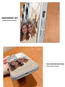 1pc Customized Ramadan Design Full Coverage Phone Case With High Definition Printed Photo On Glass & Metal Coating, Compatible With Iphone 16/16 Pro/16 Plus/16 Pro Max