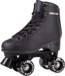 Skate Gear Retro Quad Design Roller Skates - Black - View 2